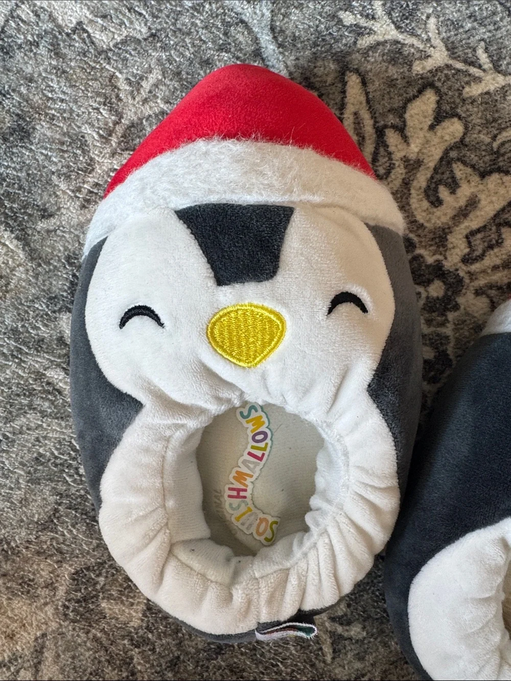 Squishmallows Penguin Slippers